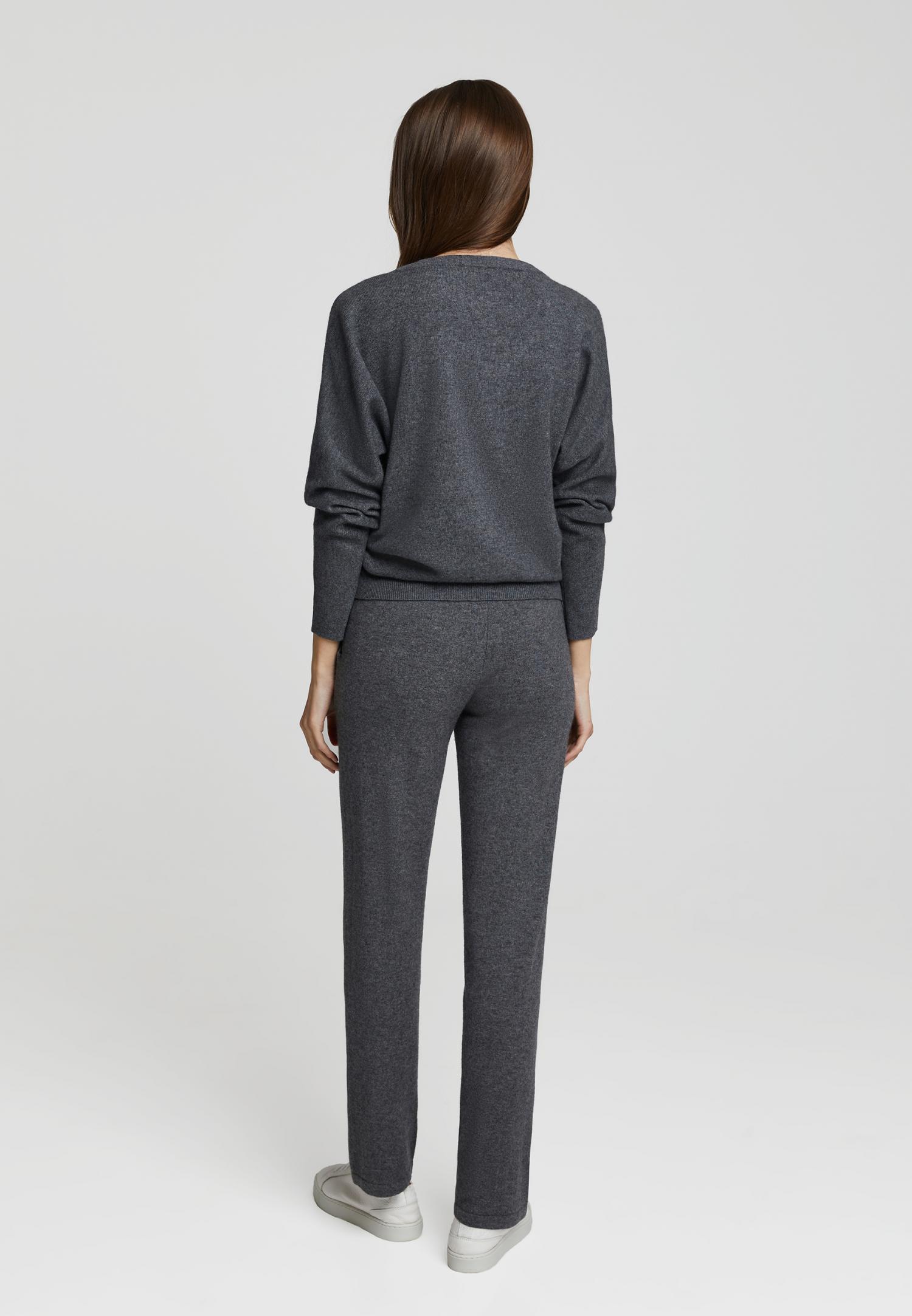 Брюки из кашемира в рубчик W22-00CH0510 Marc & André